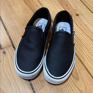 Vans Black Slip-On Sneakers